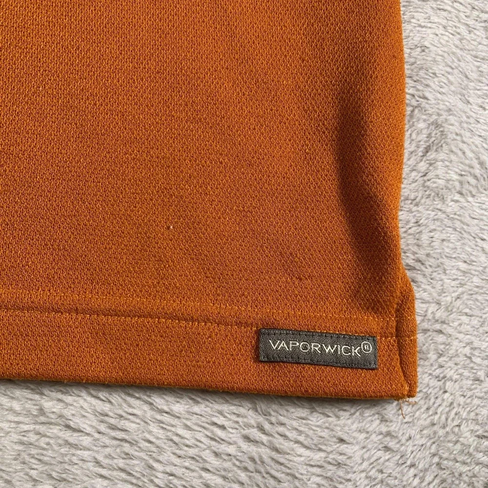The‎ North Face Polo Shirt Mens XL Orange VaporWick Performance Hiking Golf